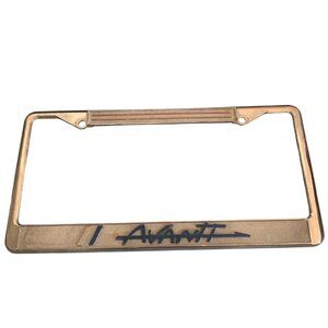 Vintage Avanti License Plate Frame